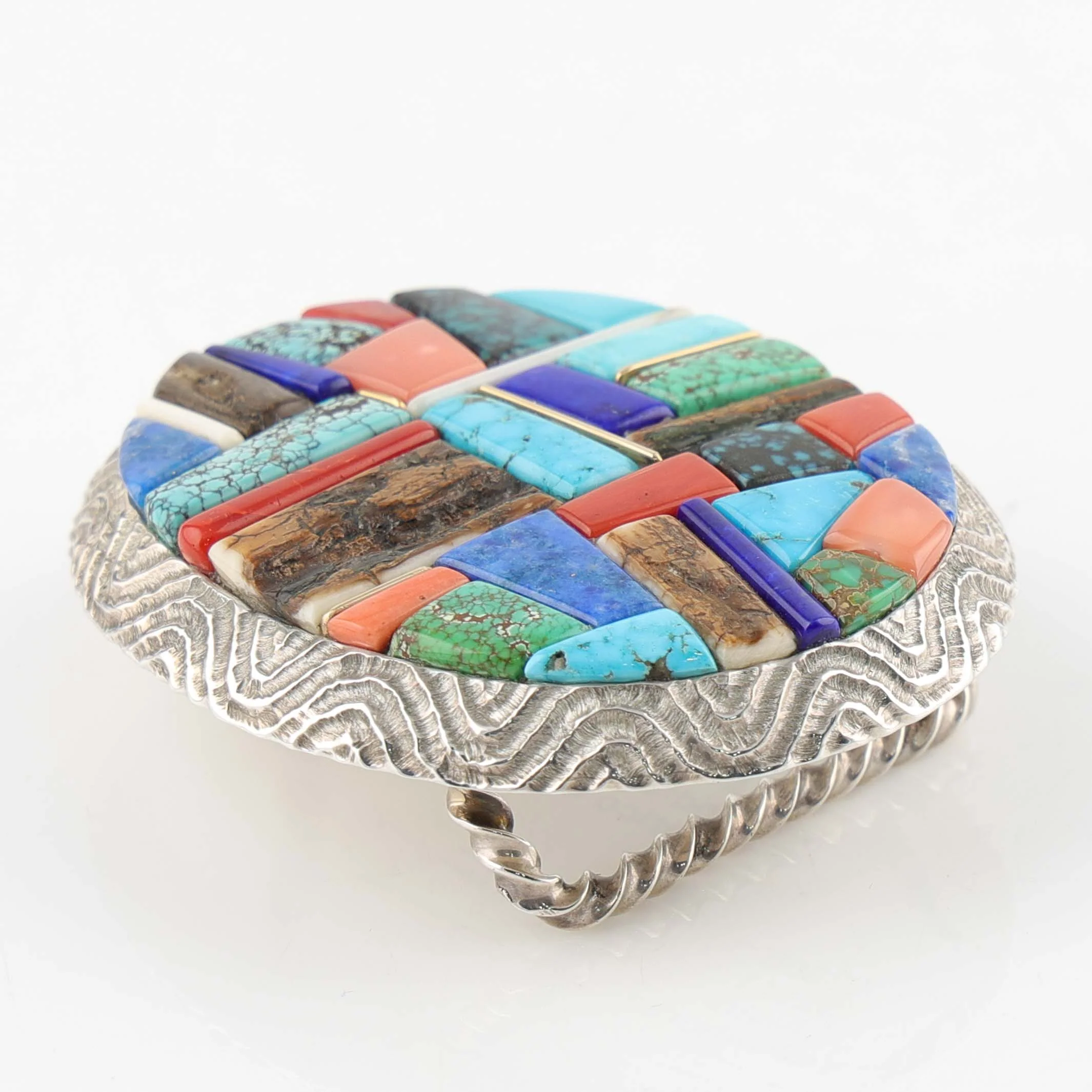 Cobbled Inlay Buckle - Image 3
