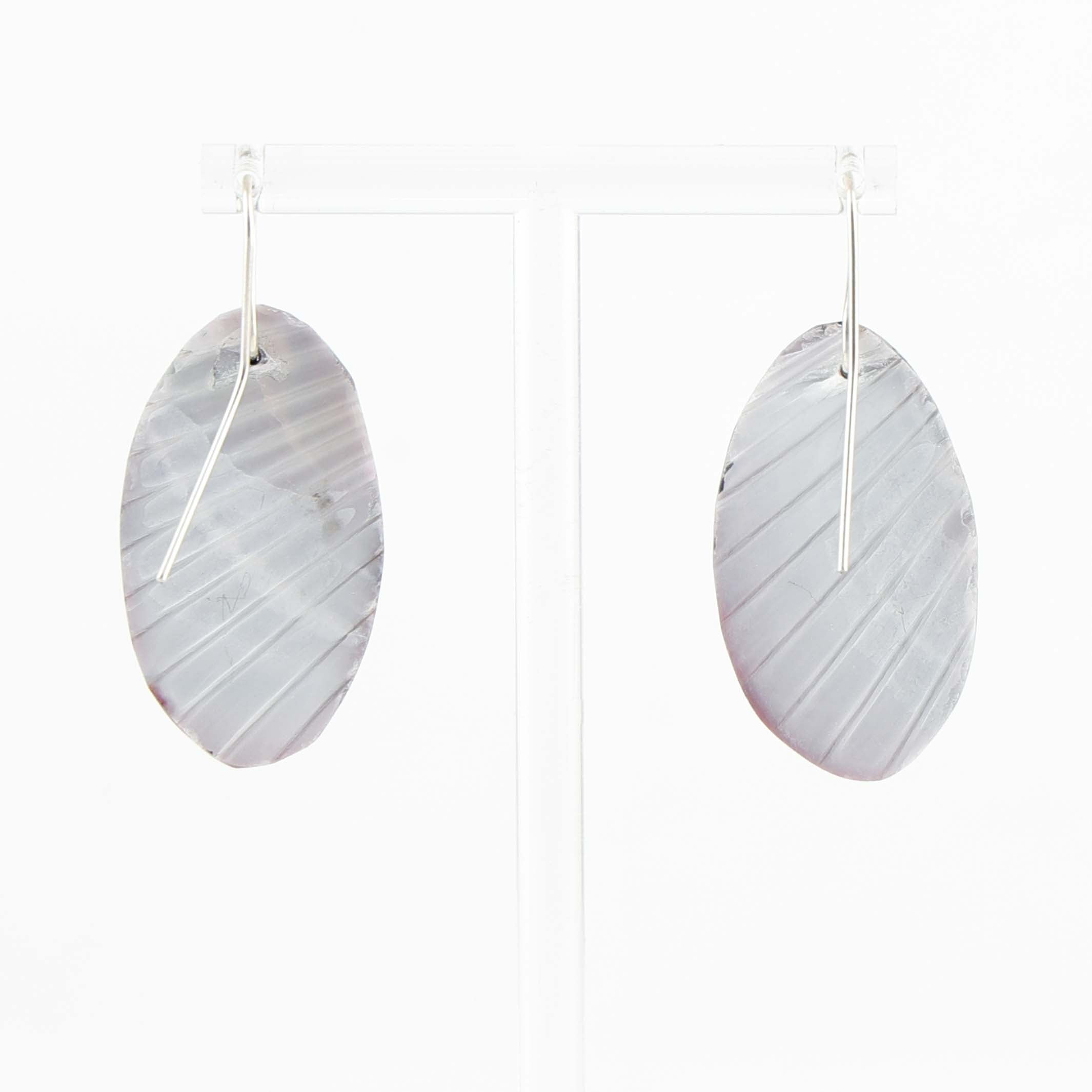 Shell Inlay Earrings - Image 2