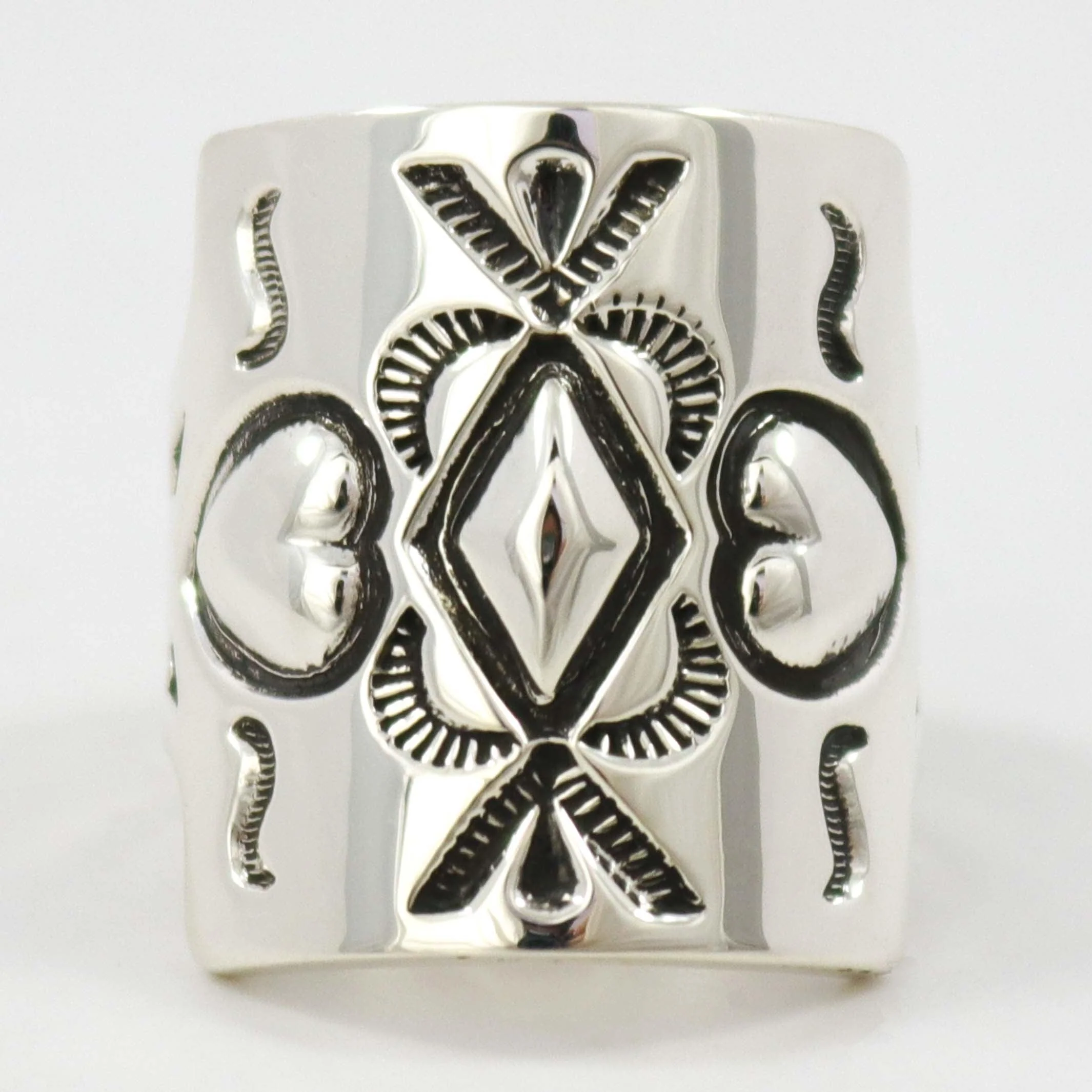 Stamped Silver Ring