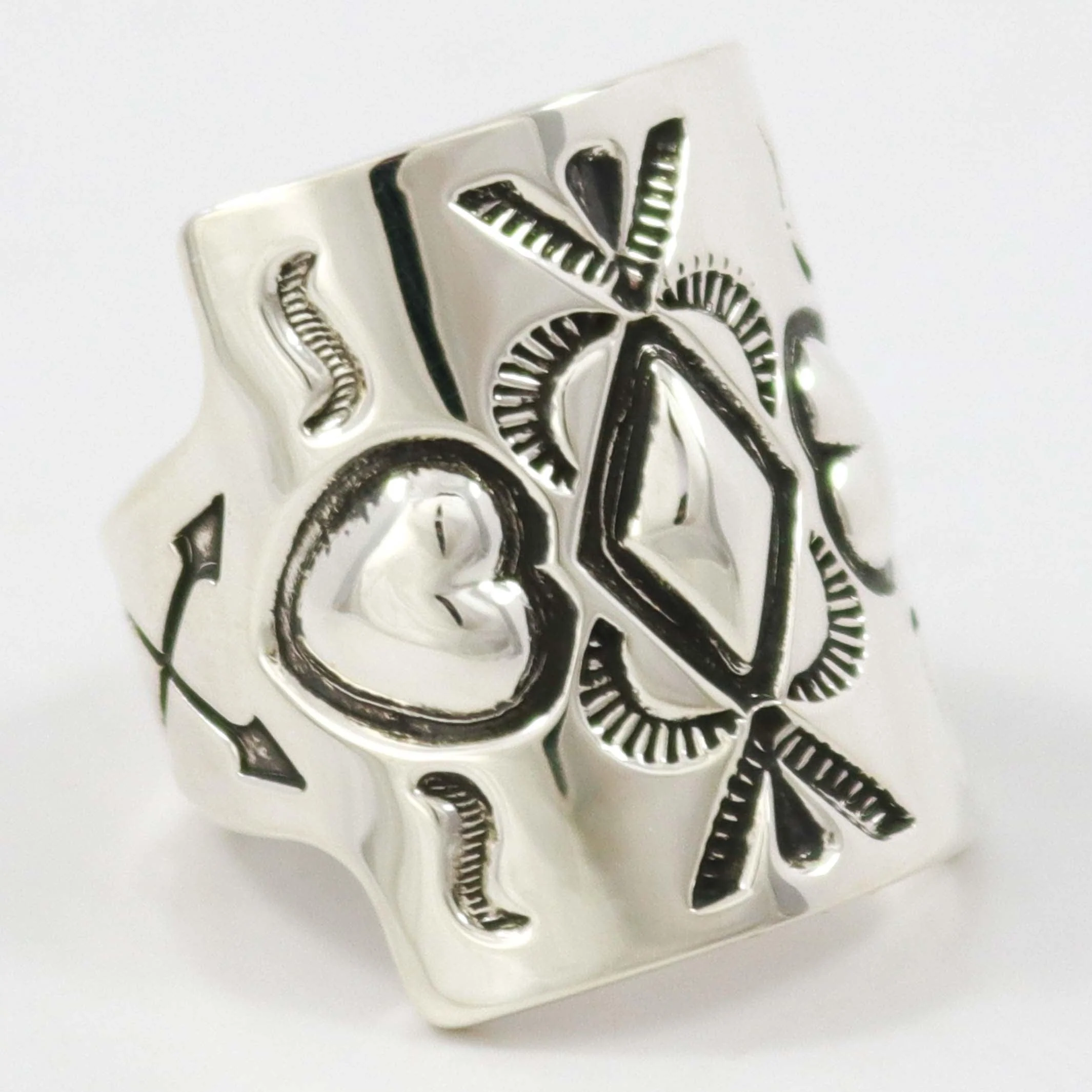 Stamped Silver Ring - Image 2