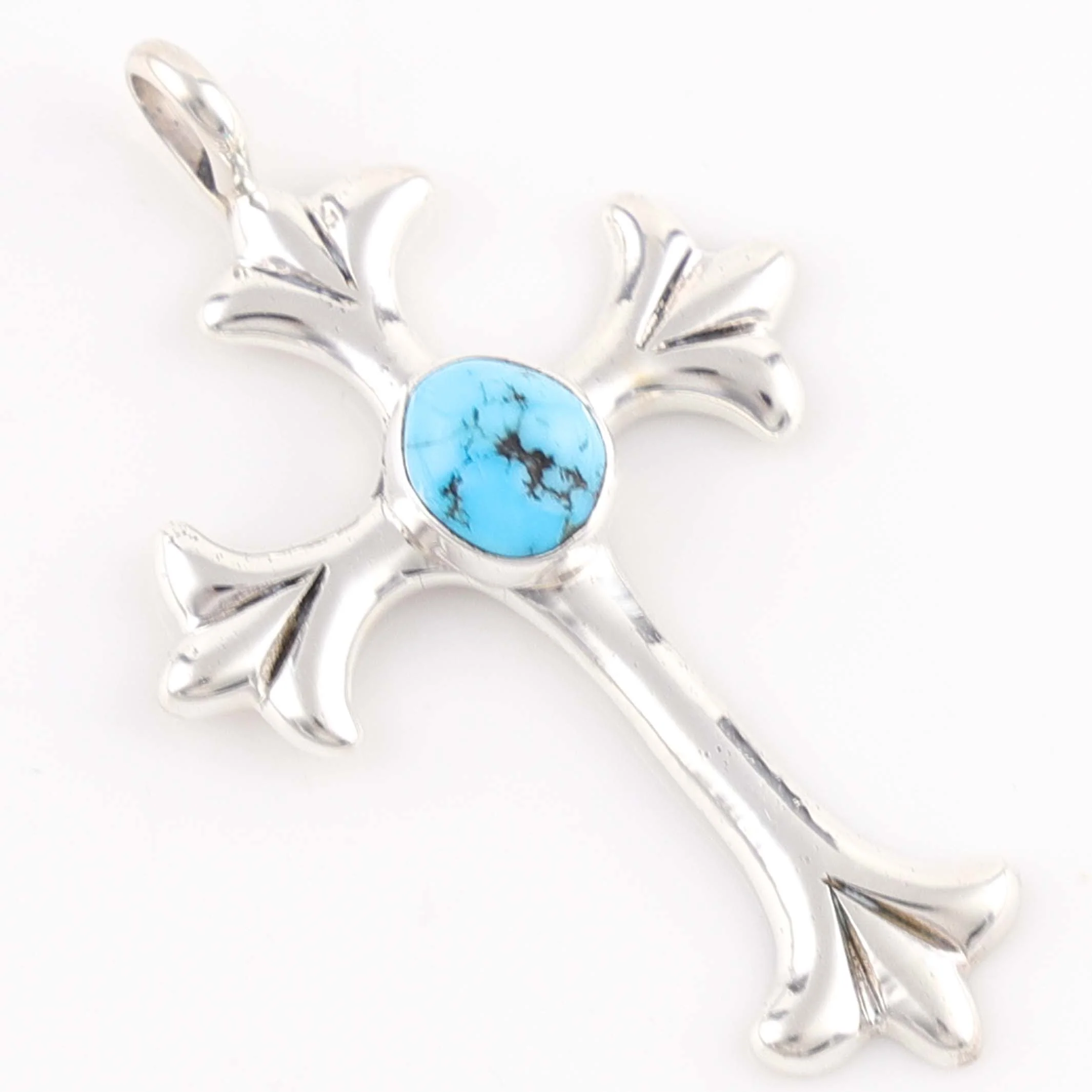 Turquoise Cross Pendant - Image 2