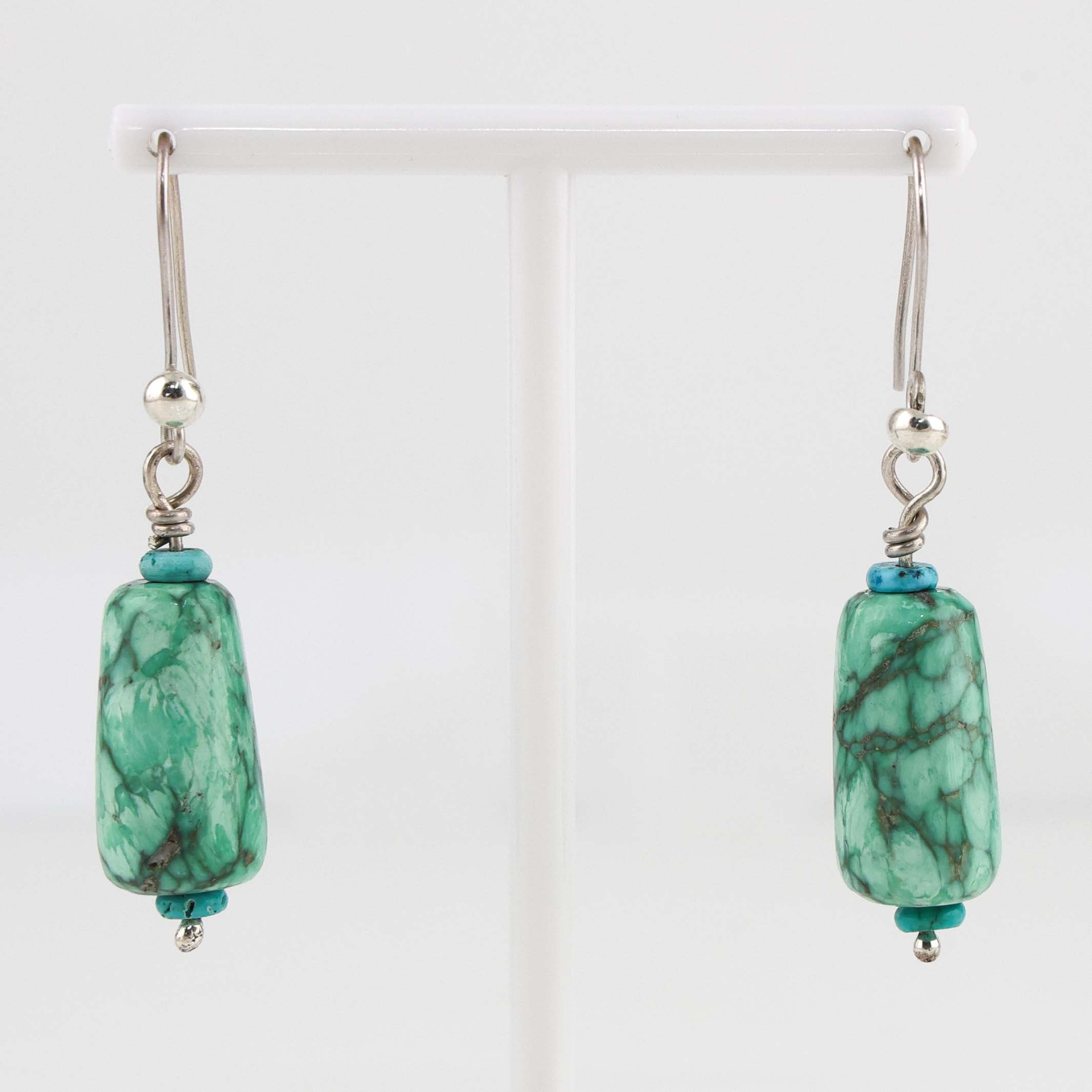 Variscite and Turquoise Earrings
